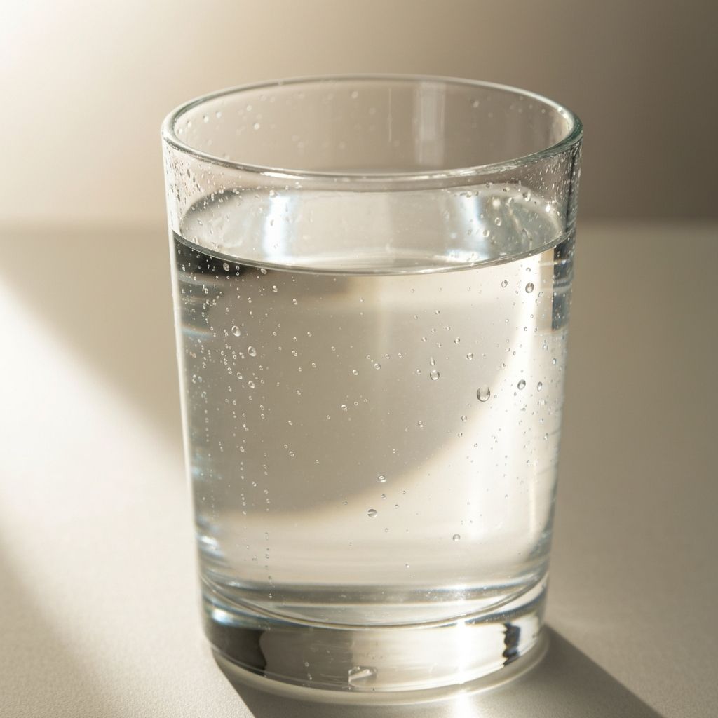 Water droplets and fresh water